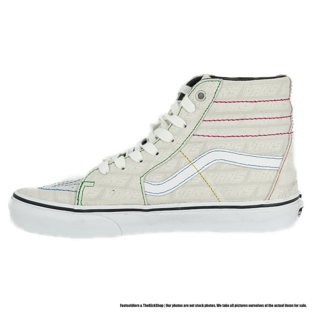 VANS SK8-Hi Emboss Men Sneakers (True White) - Picture 4 of 8